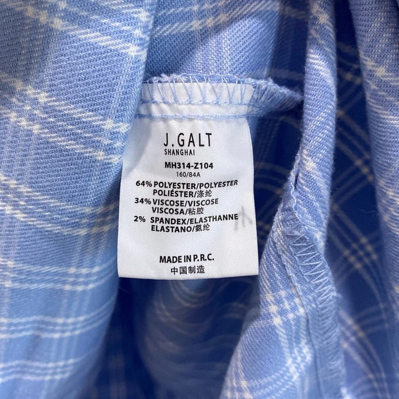 BRANDY MELVILLE John Galt Blue Plaid Colleen Mini Dress - Picture 8 of 9